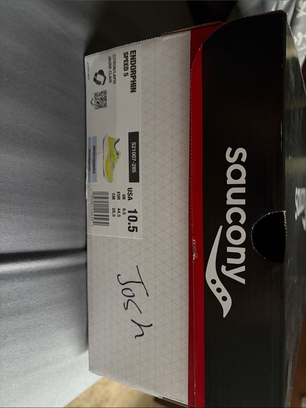 Saucony Endorphin Speed 5 Box Graphic - Black, Red, White